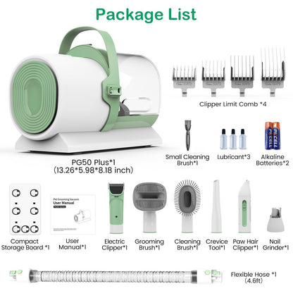 Pet Hair Remover Vacuum Grooming Machine