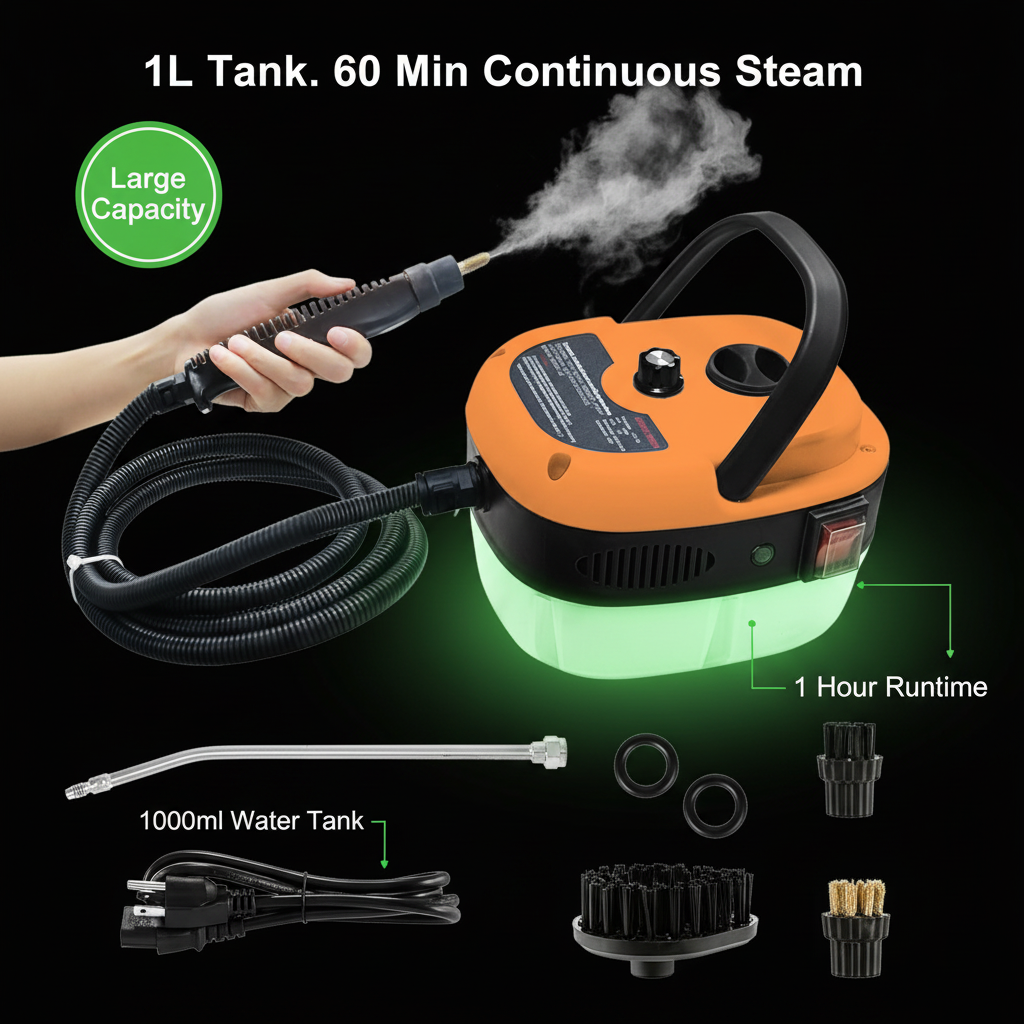 Powerful Handheld Steam Cleaner