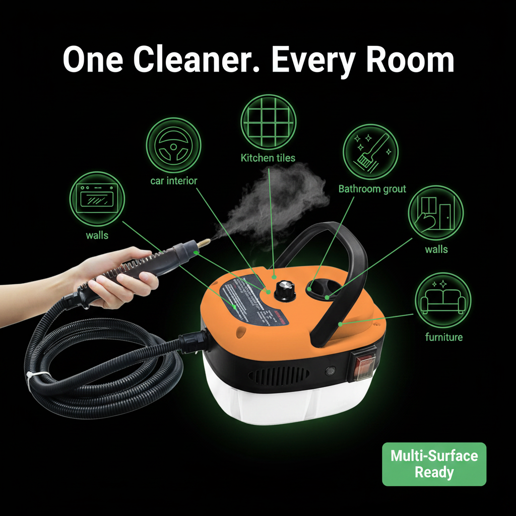 Powerful Handheld Steam Cleaner